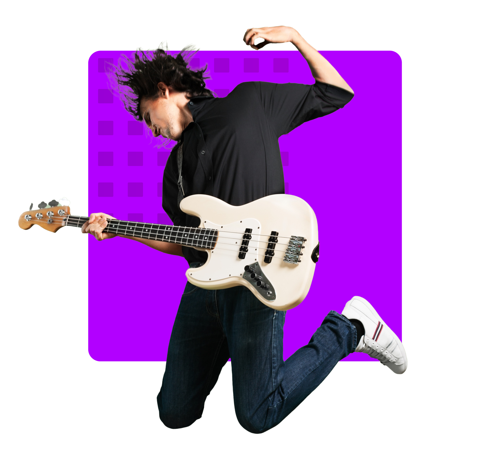 Jamming on bass